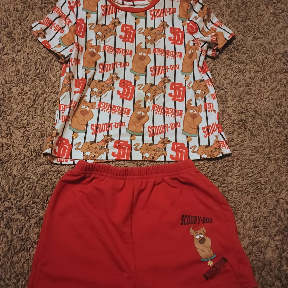 Scooby-Doo Kids Pajamas Set - Red